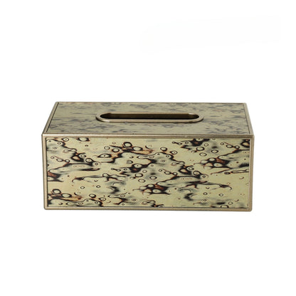 Gold-Wrapped Tissue Box