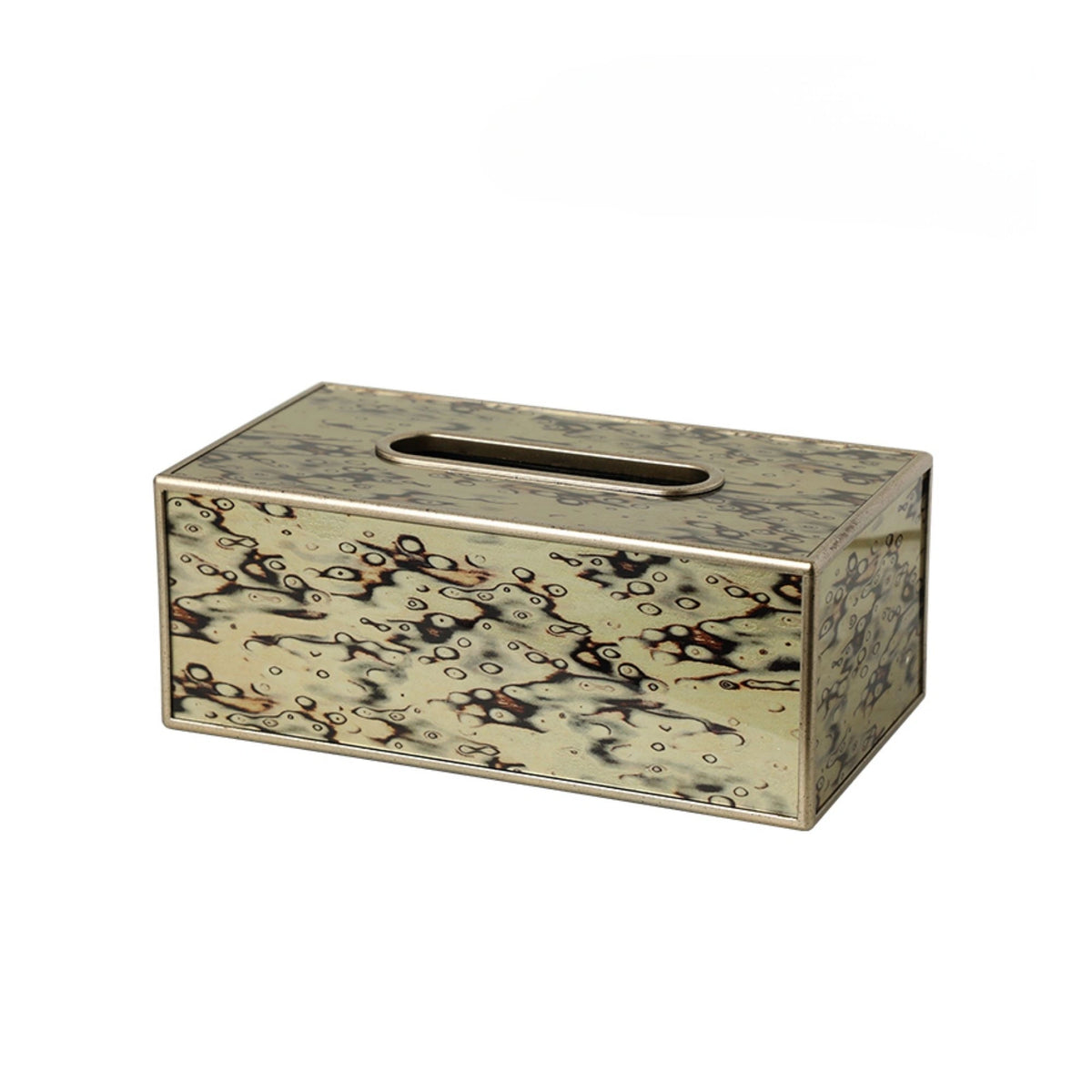 Gold-Wrapped Tissue Box
