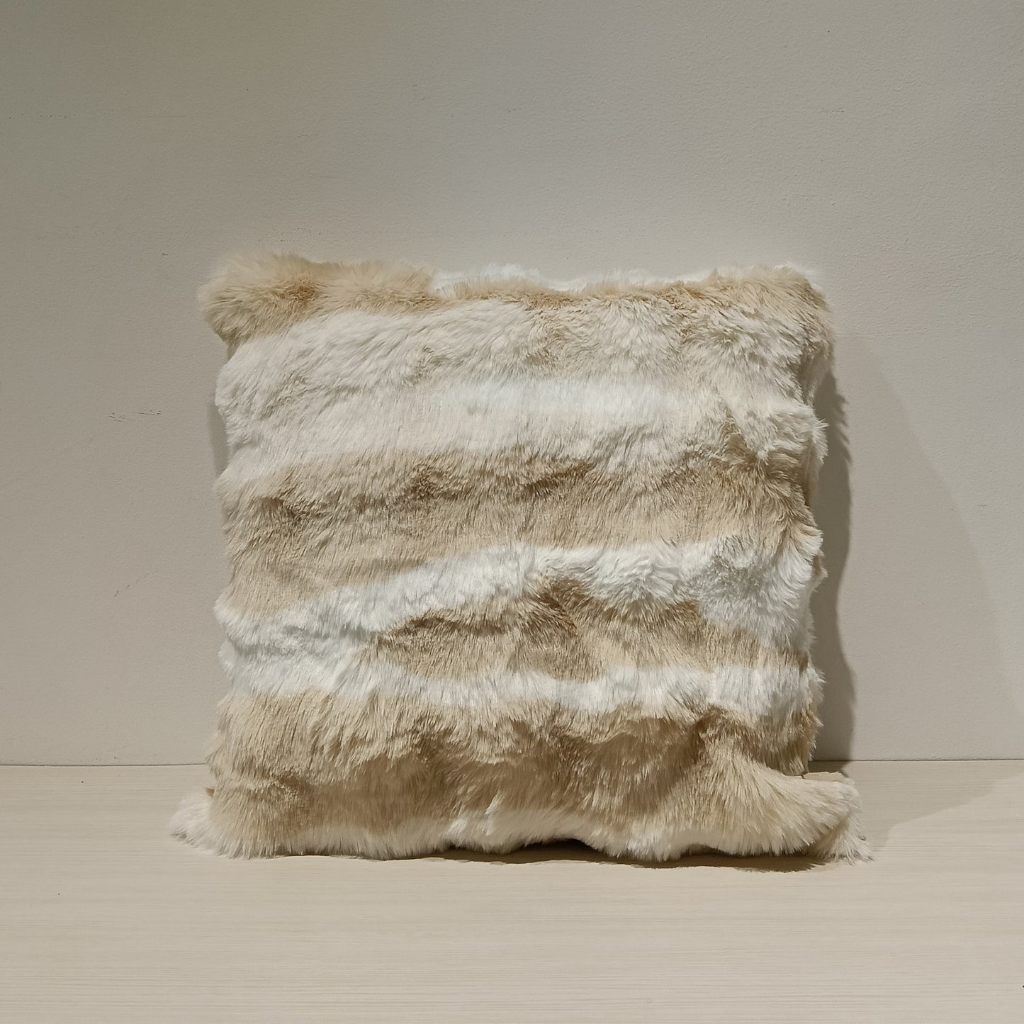 Faux Fur Cushion Cover, Backside In Plain