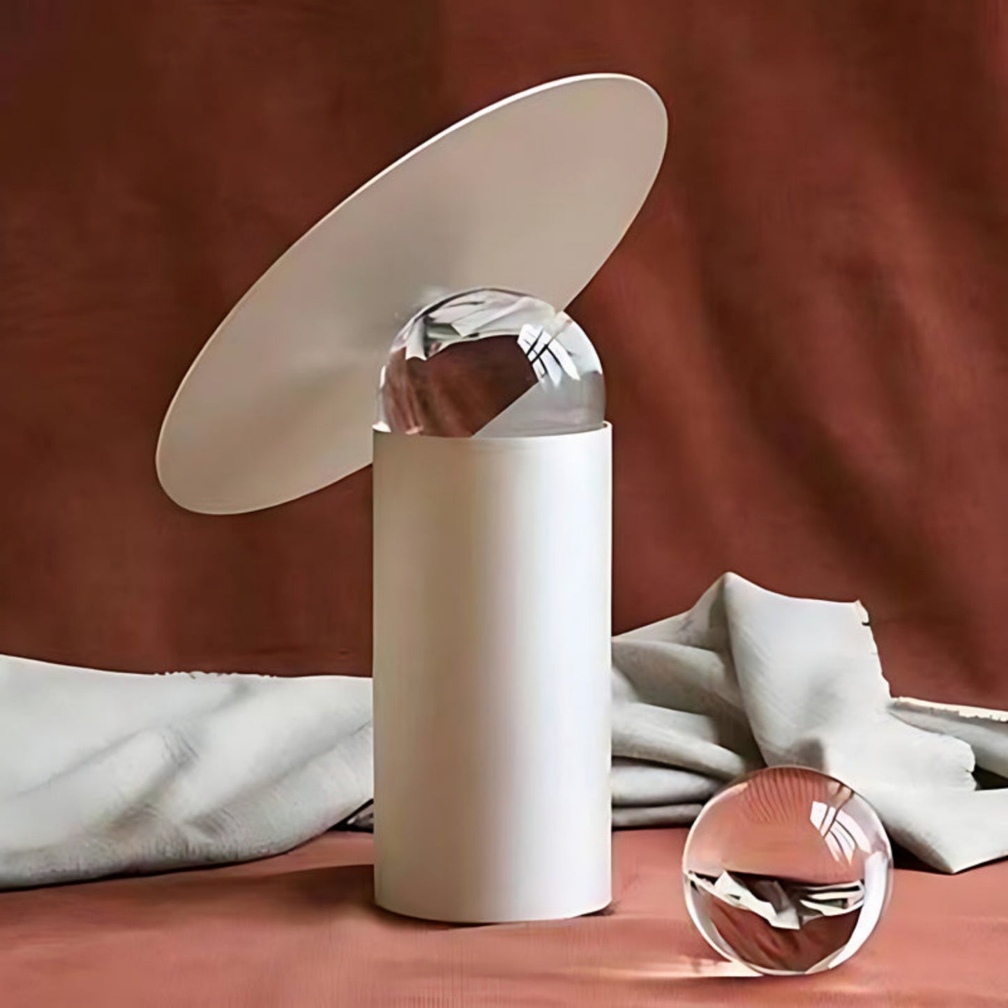 Adjestable Crystal LED with Disc Table Lamp