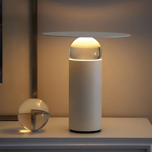 Adjestable Crystal LED with Disc Table Lamp