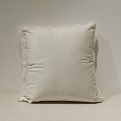 Faux Fur Cushion Cover, Backside In Plain