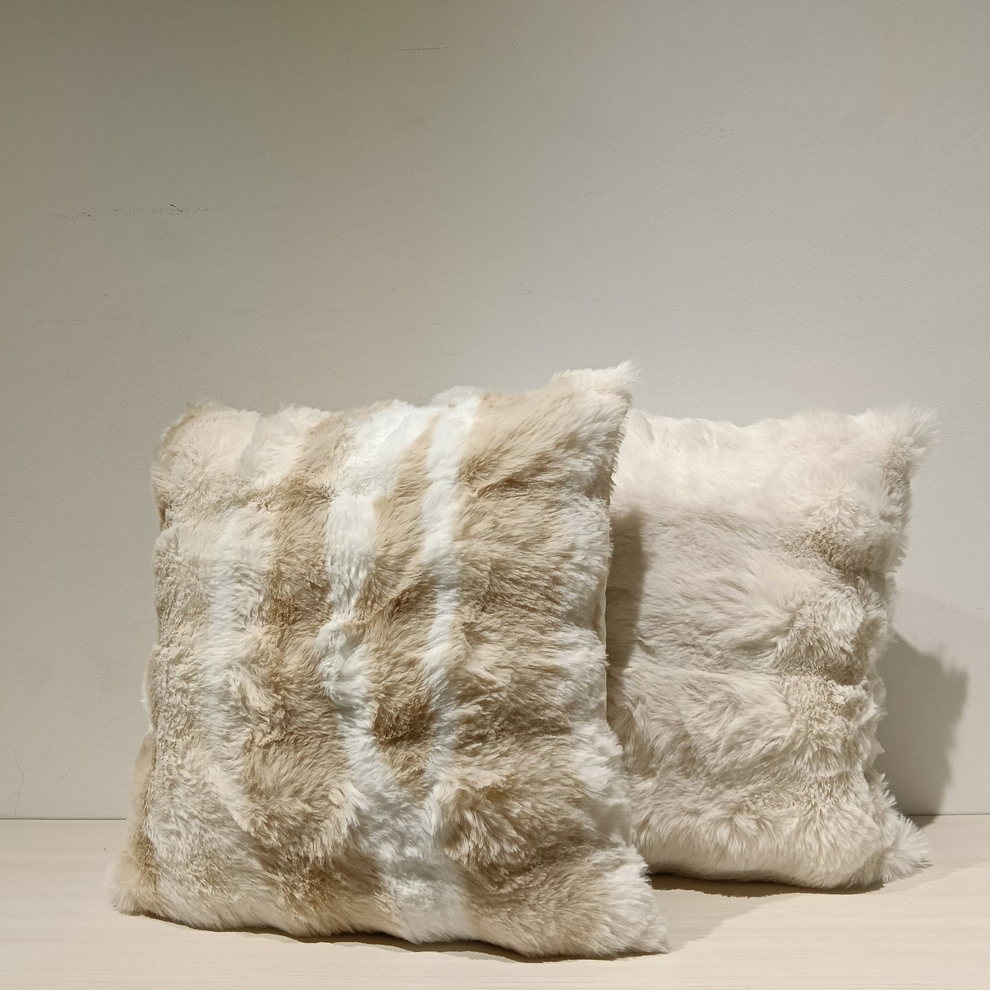 Faux Fur Cushion Cover, Backside In Plain