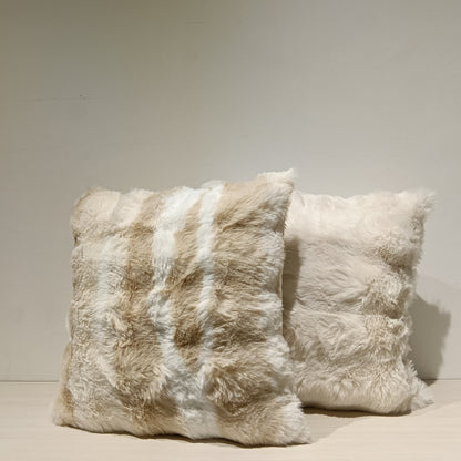 Faux Fur Cushion Cover, Backside In Plain