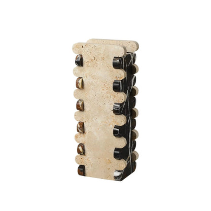 Beige Stone Dovetail Flower Vase
