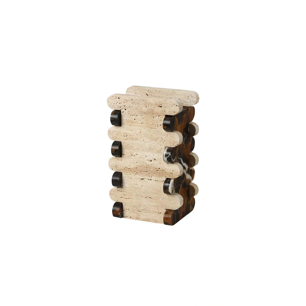 Beige Stone Dovetail Flower Vase