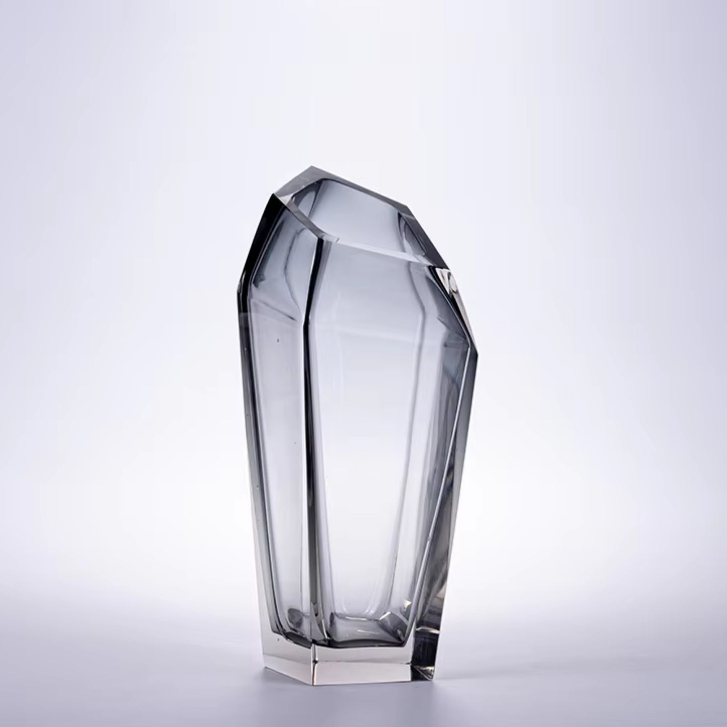 Crystal Hand-Blown Glass Vase