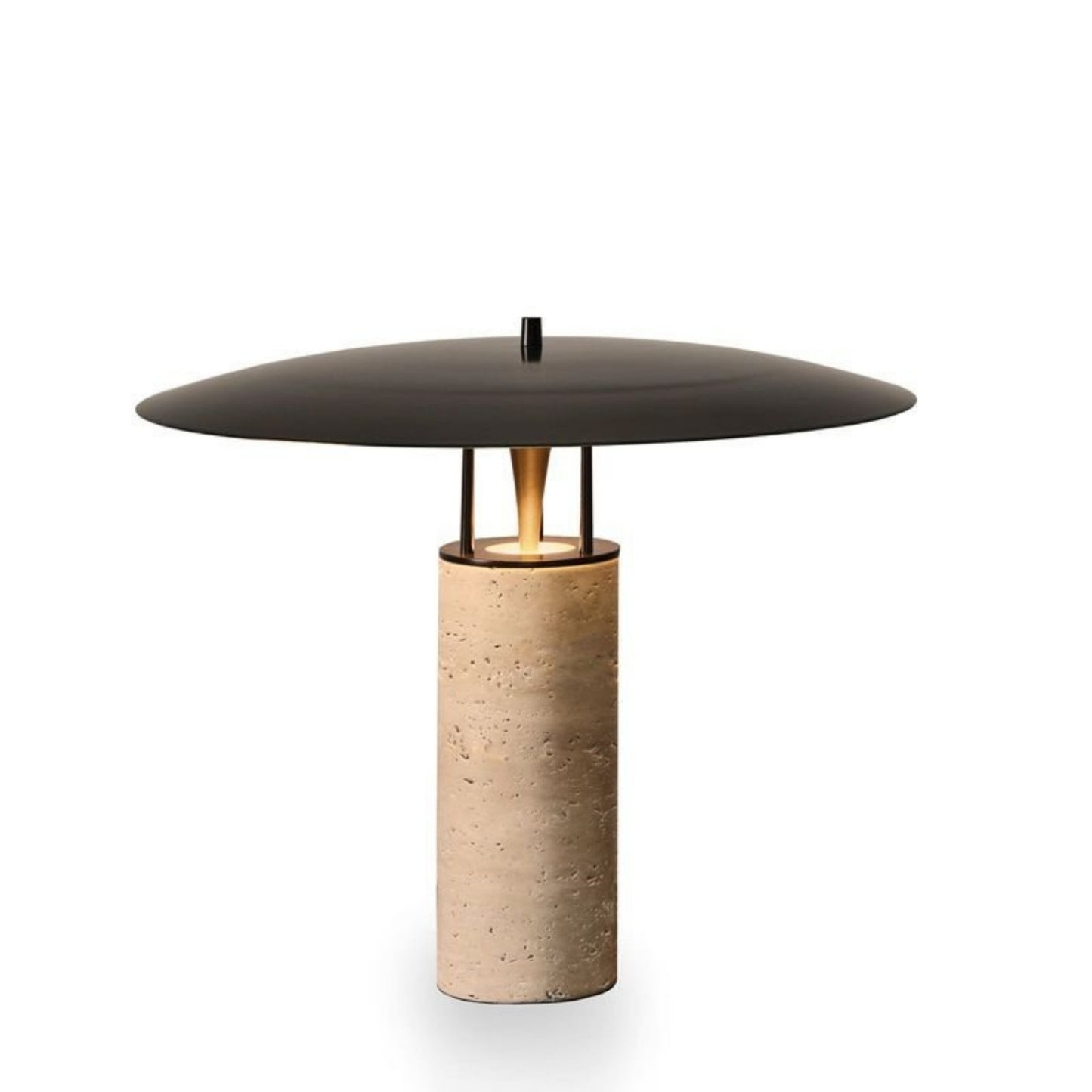 Travertine Mushroom LED Table Lamp