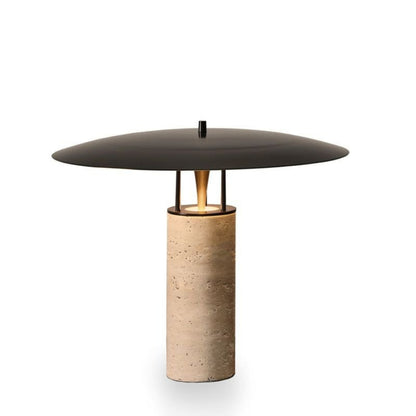 Travertine Mushroom LED Table Lamp