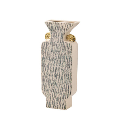 Patterned Gold Ear Flower Vase