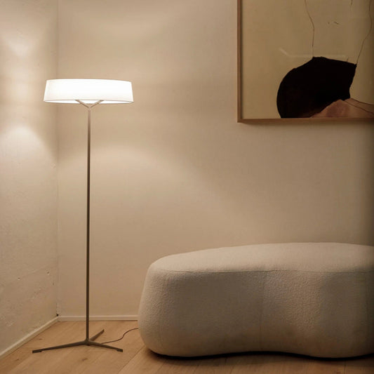 Circular Shade LED Floor Lamp
