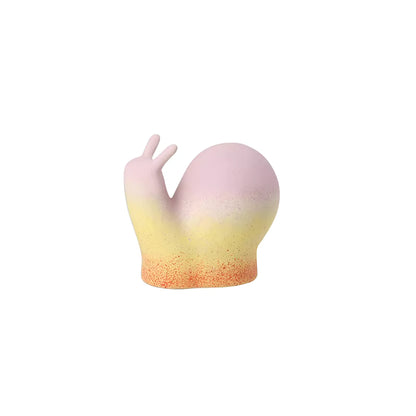 Multicolor Snail Figurine Decorative Sculpture
