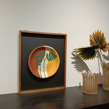 Painted Paper Mache Wall Art