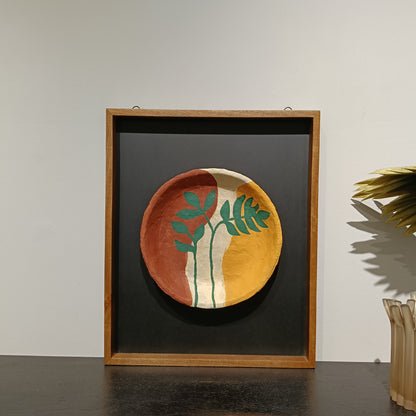 Painted Paper Mache Wall Art