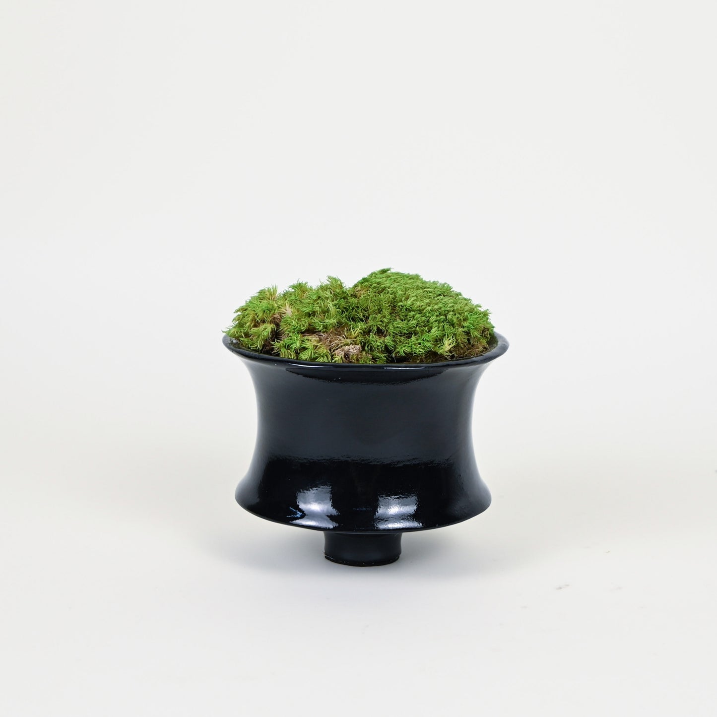 Black Decoration Resin Moss Flower Ornaments